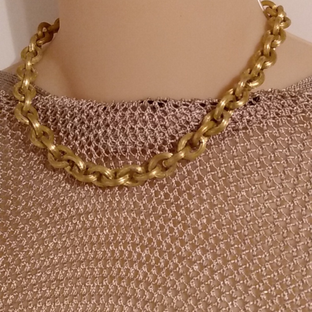 Vtg Anne Klein Choker Necklace 90s